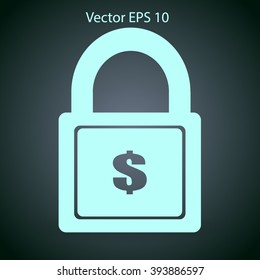 safety lock vector illustration