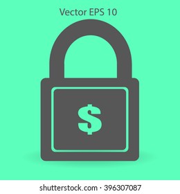 safety lock vector illustration