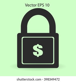 safety lock vector illustration