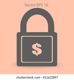 safety lock vector illustration