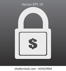 safety lock vector illustration
