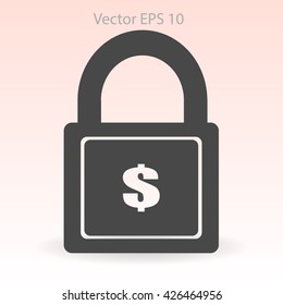 safety lock vector illustration