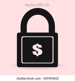 safety lock vector illustration
