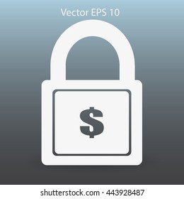 safety lock vector illustration