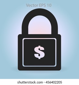 safety lock vector illustration
