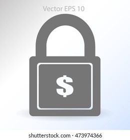 safety lock vector illustration