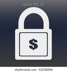 safety lock vector illustration