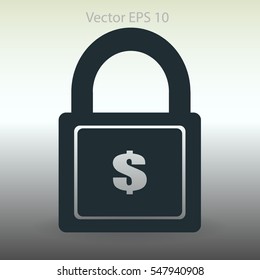 safety lock vector illustration