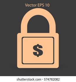 safety lock vector illustration