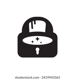 Design-Icon-Illustration zum Thema Sicherheit.