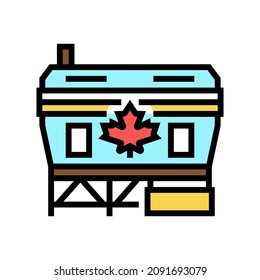 safety maple color icon vector. safety maple sign. isolated symbol illustration