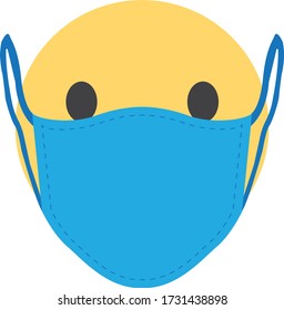 safety mask design icon vector 