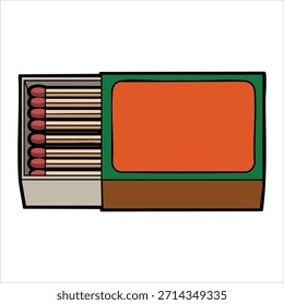 Paquete de los partidos de seguridad con el Arte vectorial superficial llamativo aislado en el fondo blanco
