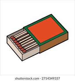 Paquete de los partidos de seguridad con el Arte vectorial superficial llamativo aislado en el fondo blanco