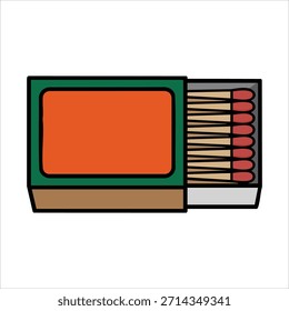 Paquete de los partidos de seguridad con el Arte vectorial superficial llamativo aislado en el fondo blanco