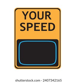 Safety motorcycle driving rules and tips. Control your speed warning. Motorcycle rider holding do not exceed speed limit sign. Flat vector illustration template.