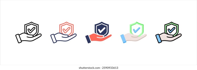 Safety Multi Style Icon Set