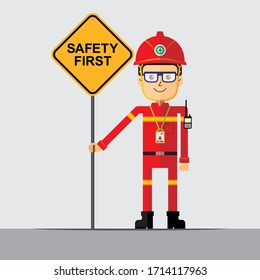 1,164 Industrial safety officer Stock Illustrations, Images & Vectors ...