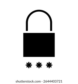icono de candado de seguridad Vector plano aislado en icono de contorno eps 10