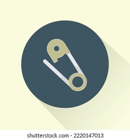 safety pin , can be used for icons