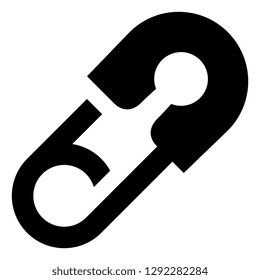 Safety Pin Closed Vector Icon