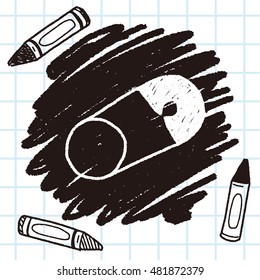 safety pin doodle drawing