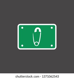 Safety pin icon