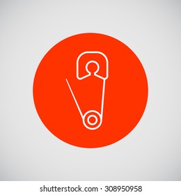 Safety pin icon