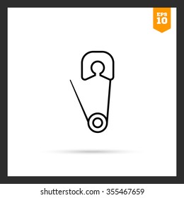 Safety pin icon