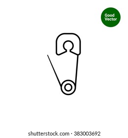 Safety pin icon