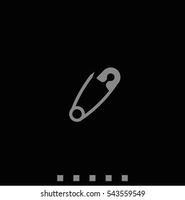 Safety pin icon.