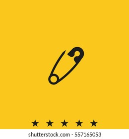 Safety pin icon.