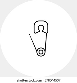 Safety pin icon