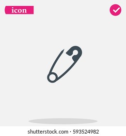 Safety pin icon.