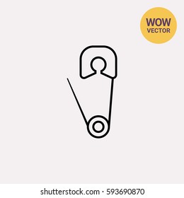 Safety pin icon