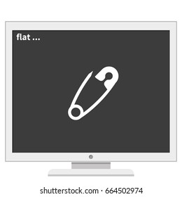 Safety pin icon.