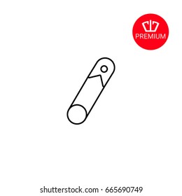 Safety pin icon
