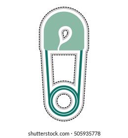 safety pin icon image 