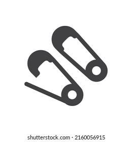 Safety Pin Icon Sign Symbol