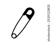 safety pin icon simple illustration design