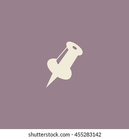 safety pin icon, vector design