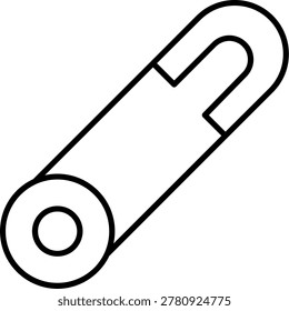 Safety Pin Icon Vector Element line icon design vector icons