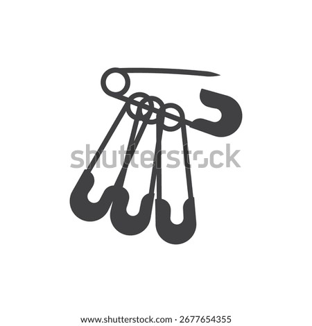 Safety Pin Icon Vector Illustration design