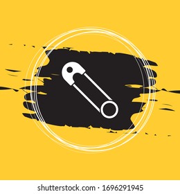 Safety Pin Icon Vector Illutration Eps10