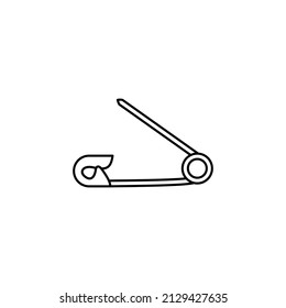 Sicherheitstiftsymbol in Vektorgrafik. Logotyp
