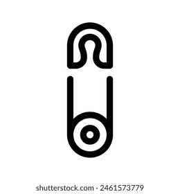 Safety Pin Icon Vector Symbol Design Illustration