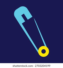 Pin de seguridad inteligente Vector de moda buen diseño increíble útil ilustración colorido background.eps