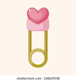 safety pin theme elements