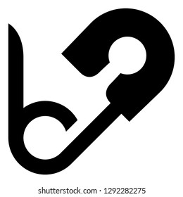 Safety Pin Vector Icon