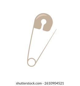 Safety pin or A safety pin Vector illustration